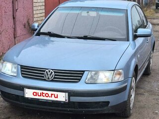 1999 Volkswagen Passat B5, голубой, 390000 рублей, вид 1
