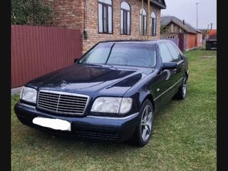 1997 Mercedes-Benz S-Класс 500 III (W140) Рестайлинг, синий, 3300000 рублей, вид 4