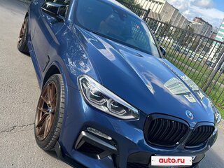 2018 BMW X4 M40i II (G02), синий, 4850000 рублей, вид 2
