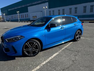 2019 BMW 1 серии 118d III (F40), синий, 2750000 рублей, вид 5