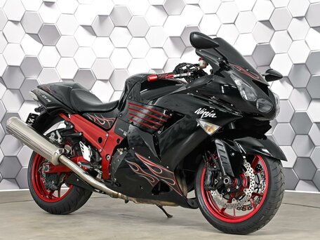 2009 Kawasaki ZX-14R, чёрный, 719000 рублей, вид 1