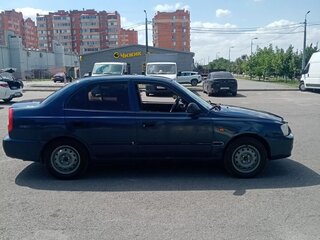 2006 Hyundai Accent ТагАЗ II, синий, 295000 рублей, вид 2