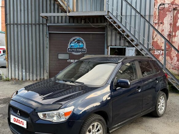 2010 Mitsubishi ASX I, синий, 880000 рублей