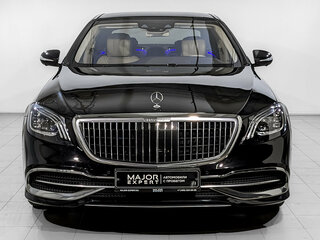 2018 Mercedes-Benz Maybach S-Класс 560 I (X222) Рестайлинг, чёрный, 4750000 рублей, вид 2
