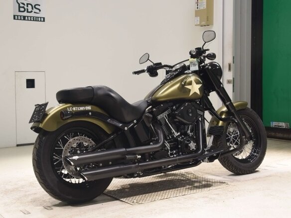 2016 Harley-Davidson Softail Slim, зелёный, 1160000 рублей - вид 4