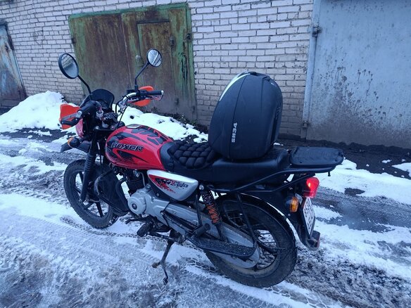 2023 Bajaj Boxer BM 150X, красный, 120000 рублей - вид 5