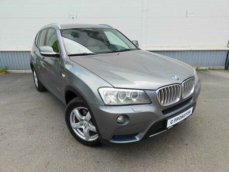 2014 BMW X3 28i xDrive II (F25), серый, 1690000 рублей, вид 3