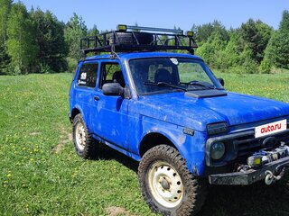 2003 Lada (ВАЗ) 2121 (4x4) I Рестайлинг, синий, 300000 рублей, вид 2