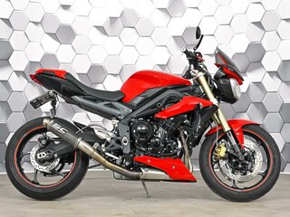 2015 Triumph Street Triple, красный, 617000 рублей, вид 3
