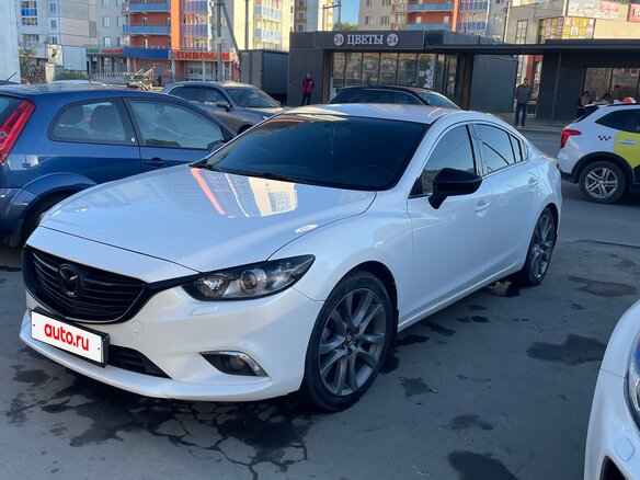 2014 Mazda 6 III (GJ), белый, 1470000 рублей