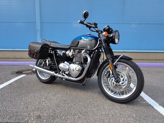 2021 Triumph Bonneville T120, синий, 1490000 рублей, вид 4