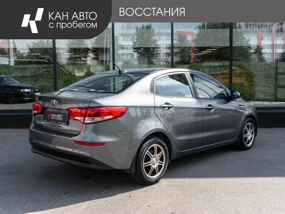 2017 Kia Rio III Рестайлинг, серый, 1070854 рублей - вид 2