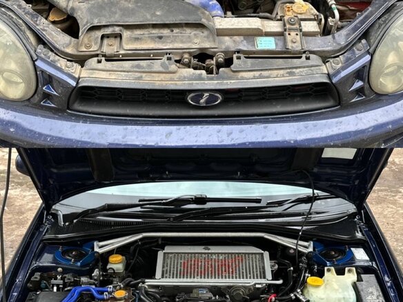 2000 Subaru Impreza WRX II, синий, 890000 рублей - вид 18