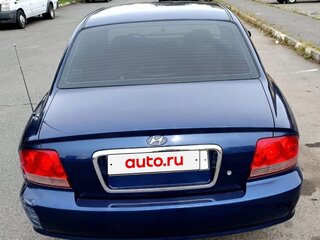 2006 Hyundai Sonata ТагАЗ IV (EF) Рестайлинг, синий, 450000 рублей, вид 3