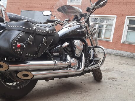 2007 Kawasaki VN900 Vulcan, чёрный, 450000 рублей, вид 4
