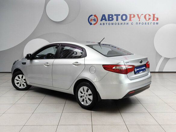 2012 Kia Rio 5-speed III, серебристый - вид 1