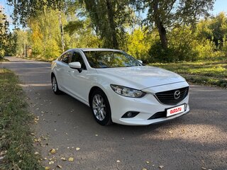 2015 Mazda 6 III (GJ) Рестайлинг, белый, 1870000 рублей, вид 3