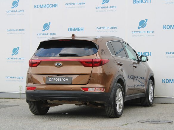 2016 Kia Sportage IV, коричневый, 1920000 рублей - вид 4