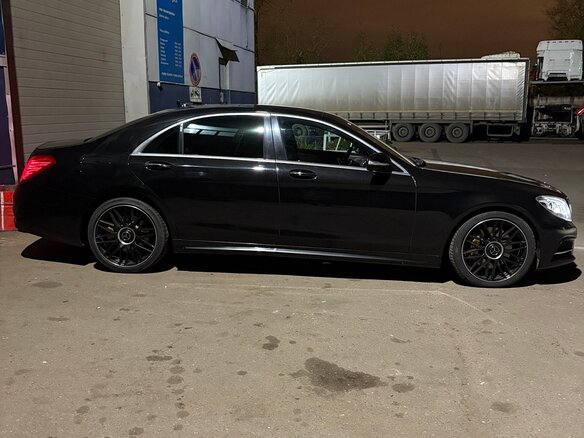 2014 Mercedes-Benz S-Класс 350 CDI BlueTEC VI (W222, C217), чёрный, 3500000 рублей - вид 6