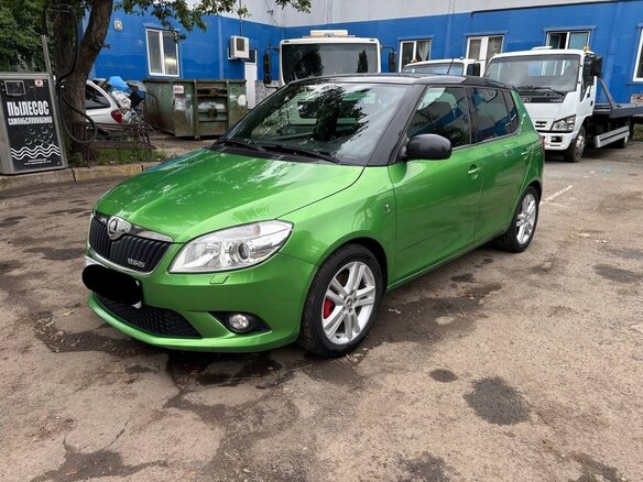 2013 Skoda Fabia RS II, зелёный, 1150000 рублей - вид 5