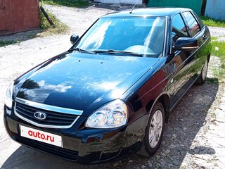 2013 Lada (ВАЗ) Priora I Рестайлинг, чёрный, 527500 рублей, вид 1