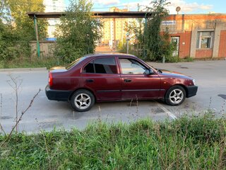 2008 Hyundai Accent ТагАЗ II, красный, 270000 рублей, вид 4