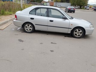 2002 Hyundai Accent II, серебристый, 320000 рублей, вид 2
