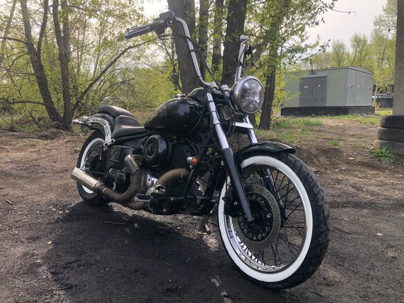 1996 Yamaha XVS400 Drag Star, чёрный, 310000 рублей - вид 2