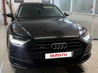 2018 Audi A8 Long 55 TFSI IV (D5), чёрный, 4500000 рублей, вид 3