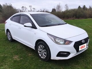 2017 Hyundai Solaris II, белый, 629000 рублей, вид 4