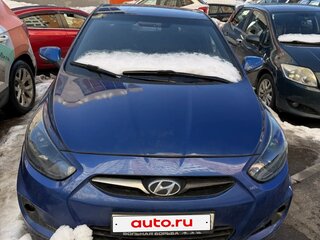 2012 Hyundai Solaris I, синий, 460000 рублей, вид 5