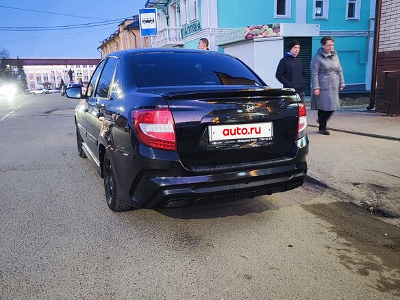 2020 Lada (ВАЗ) Granta I Рестайлинг, чёрный, 600000 рублей - вид 6