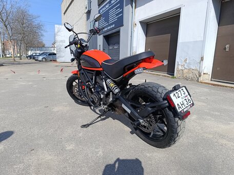 2019 Ducati Scrambler 800, оранжевый, 600000 рублей, вид 3