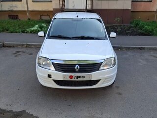 2013 Renault Logan I Рестайлинг, белый, 370000 рублей, вид 1