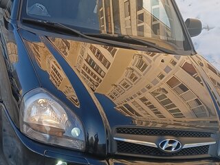 2008 Hyundai Tucson I, чёрный, 999000 рублей, вид 3