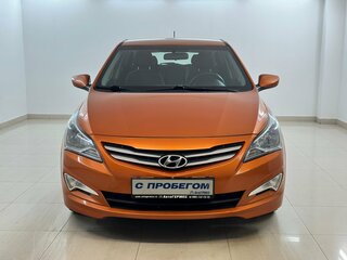 2014 Hyundai Solaris I Рестайлинг, оранжевый, 870000 рублей, вид 2