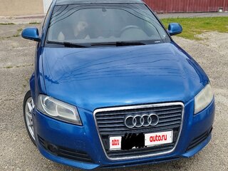 2009 Audi A3 II (8P) Рестайлинг 2, синий, 710000 рублей, вид 1