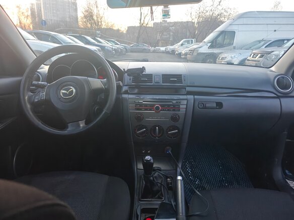 2007 Mazda 3 I (BK) Рестайлинг, синий, 420000 рублей - вид 5