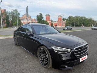2021 Mercedes-Benz S-Класс 450 Long 4MATIC VII (W223), чёрный, 11900000 рублей, вид 4