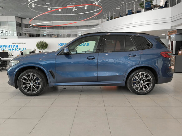 2019 BMW X5 30d IV (G05/G18), синий, 5300000 рублей - вид 7