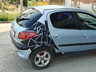 2004 Peugeot 206, серый, 370000 рублей, вид 4