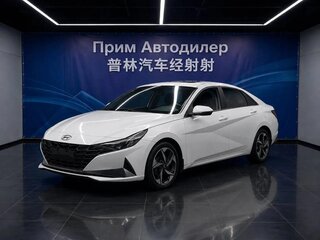 2021 Hyundai Elantra VII (CN7), белый, 1420000 рублей, вид 1