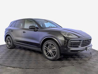2018 Porsche Cayenne III, чёрный, 4235000 рублей, вид 3