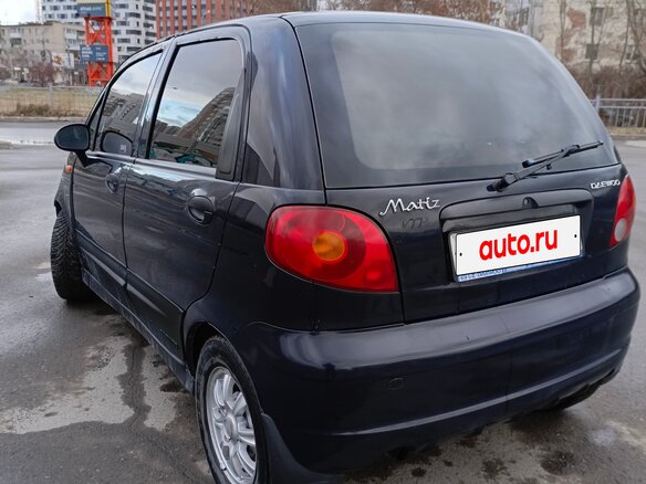2007 Daewoo Matiz I Рестайлинг, чёрный - вид 5