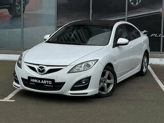 2011 Mazda 6 II (GH) Рестайлинг, белый, 850000 рублей, вид 1