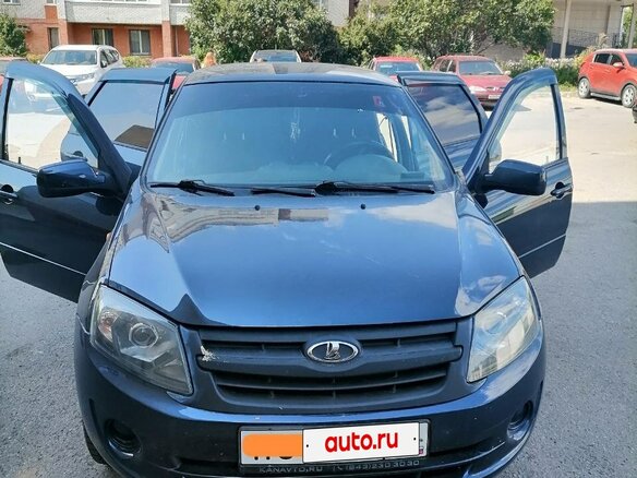 2012 Lada (ВАЗ) Granta I, синий, 340000 рублей - вид 1