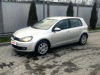 2010 Volkswagen Golf VI, серебристый, 700000 рублей, вид 4