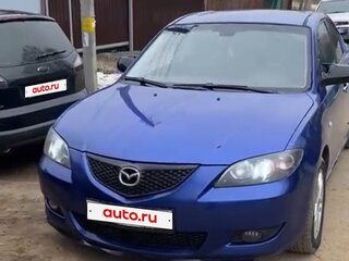 2008 Mazda 3 I (BK) Рестайлинг, синий, 650000 рублей, вид 1