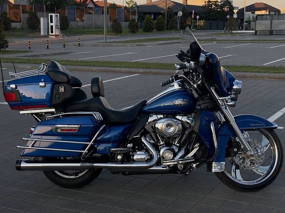 2009 Harley-Davidson Electra Glide, синий, 700000 рублей - вид 15
