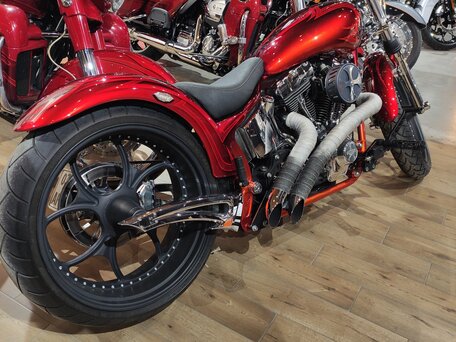 2007 Harley-Davidson Softail Custom, пурпурный, 1654000 рублей, вид 2